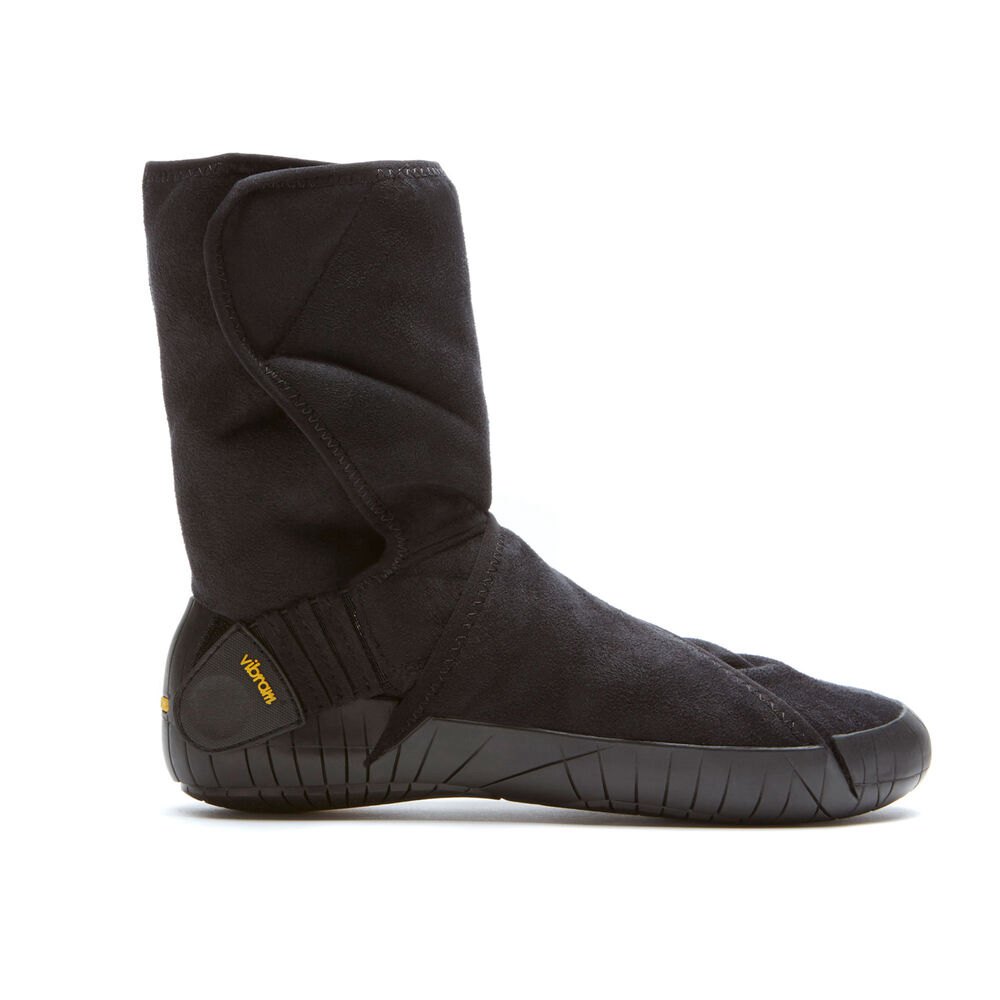 Vibram Furoshiki Dame Støvler Sort - Eastern Traveler Classic Shearling Mid - 2980BTHIM